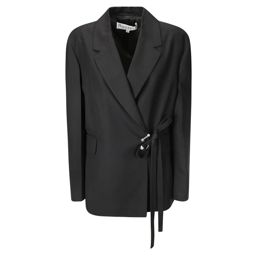 J.W.Anderson Blazer Tailored Wrap Jacket Black