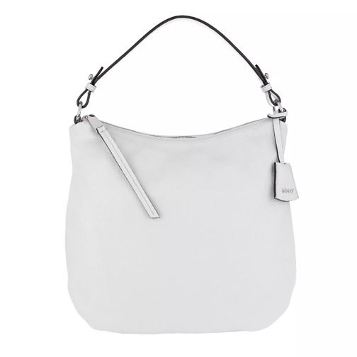 Abro Adria Hobo Bag Shoulder Textile Light Grey Hoboväska