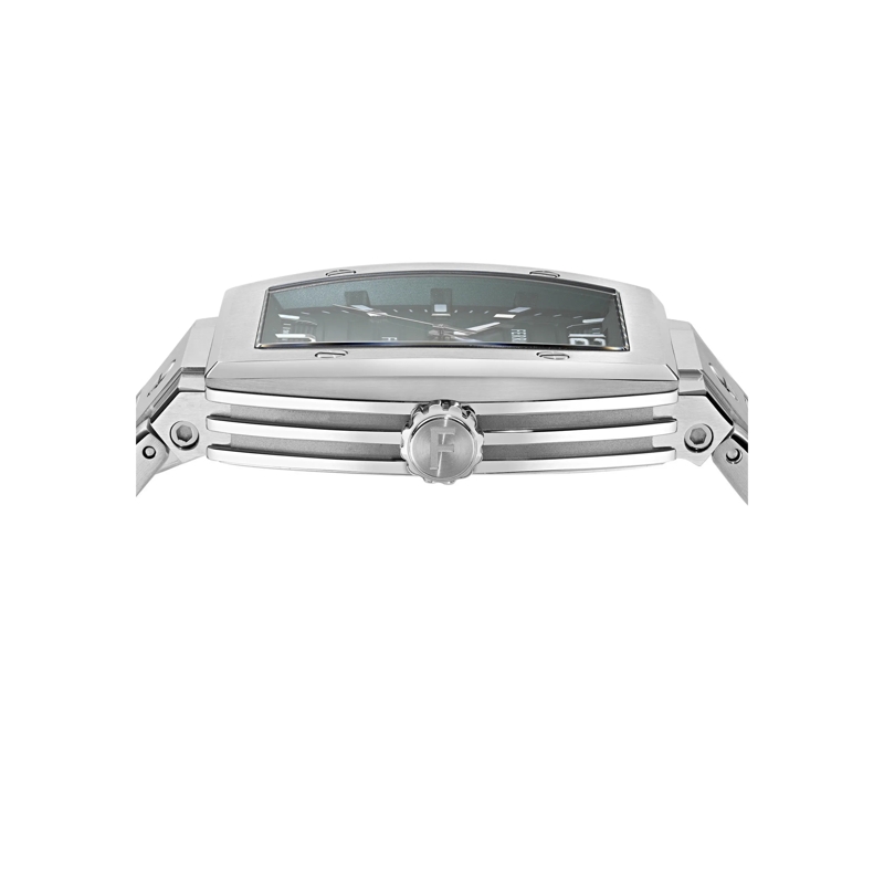 Salvatore Ferragamo Quarzuhr Quarz-Analoguhr F-80 Tonneau silber(Image 2)