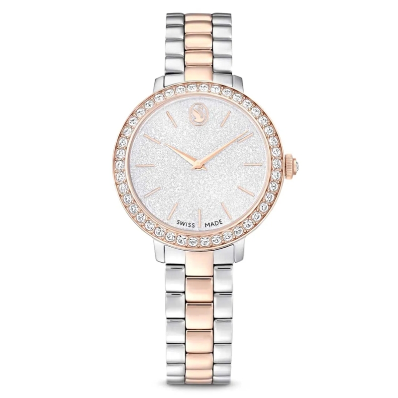 Swarovski Quarzuhr Uhr Silber