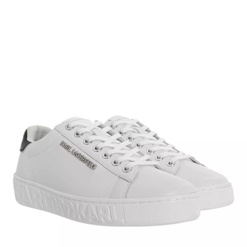 Karl Lagerfeld Kupsole Iii Lo Lace Lthr White Leather Low-Top Sneaker