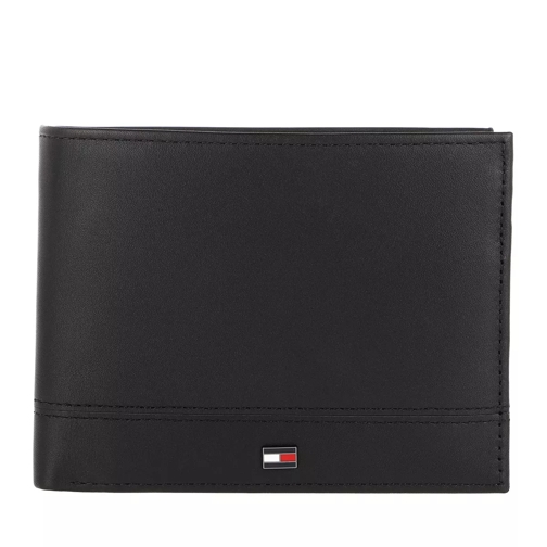 Tommy Hilfiger Essential Extra Credit Card And Coin Wallet Black Bi-Fold Portemonnee