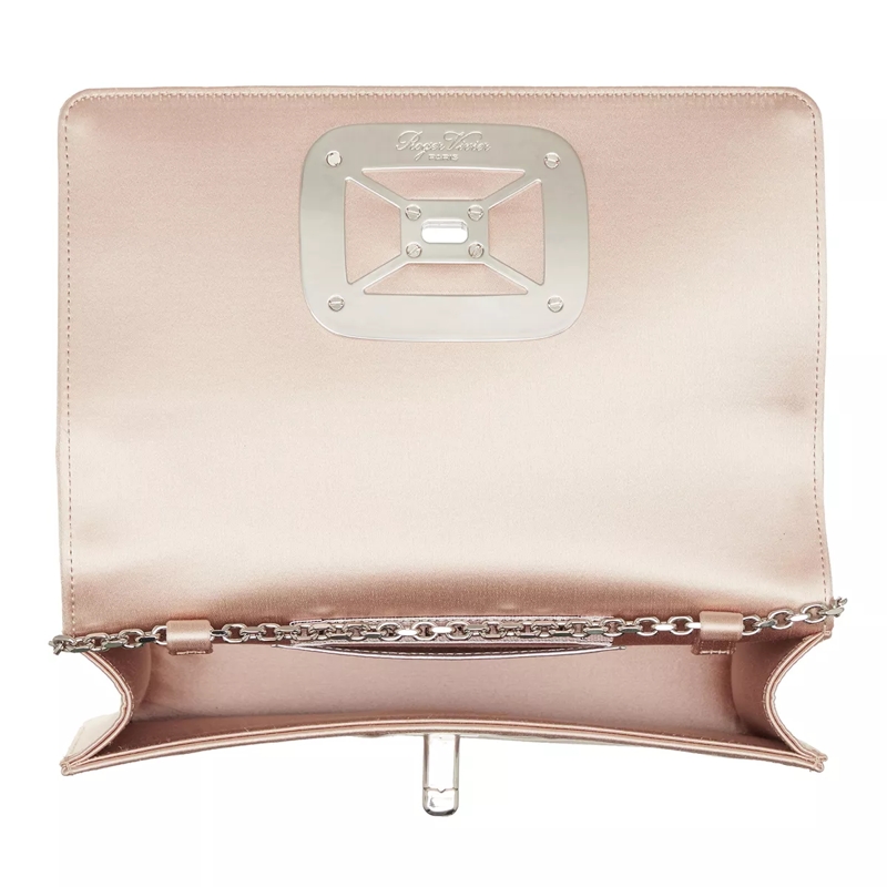 Roger Vivier Crossbody Bag Viv Choc Jewel Mini Bag Beige(Image 5)