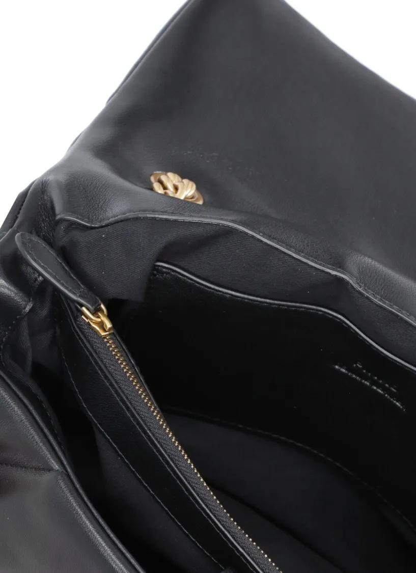 pinko Hobo bags Black Love Puff Big Bag in zwart