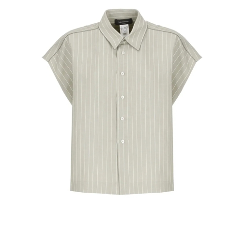 Fabiana Filippi Chemises Green Striped Shirt Green