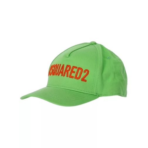 Dsquared2  Technicolor Acid Green Baseball Cap Green