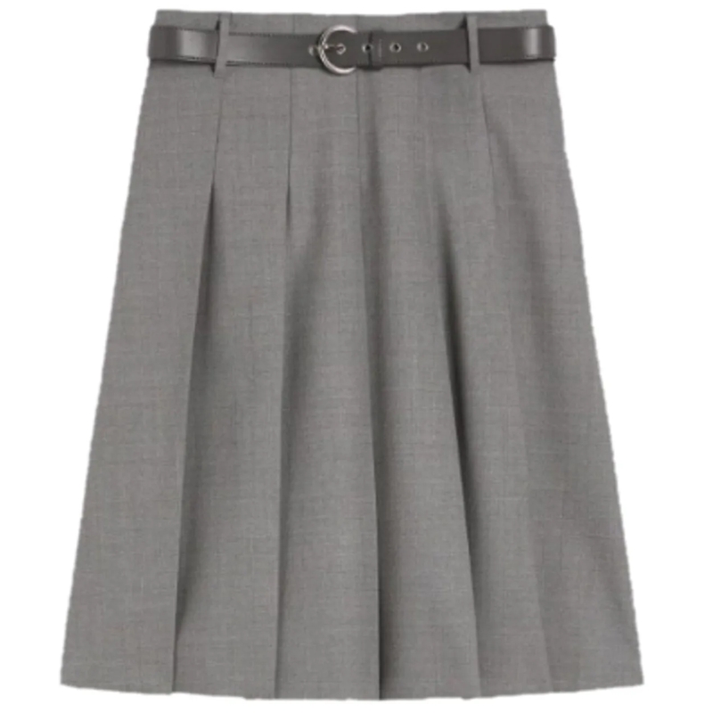 Max Mara Midirock Skirts Grey grau