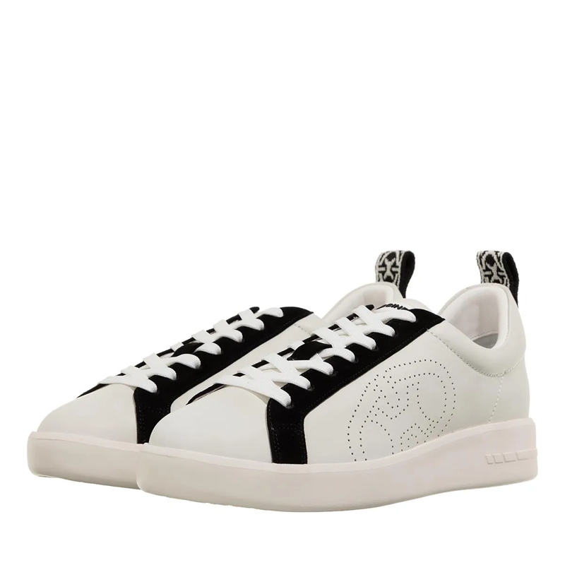 Coccinelle Low-Top-Sneaker Coccinelle Monogram Per.Bi Of.W/Noir/No-Ec