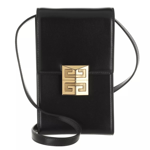 Givenchy Mini 4G Vertikal Crossbody Bag Leather Black Liten väska