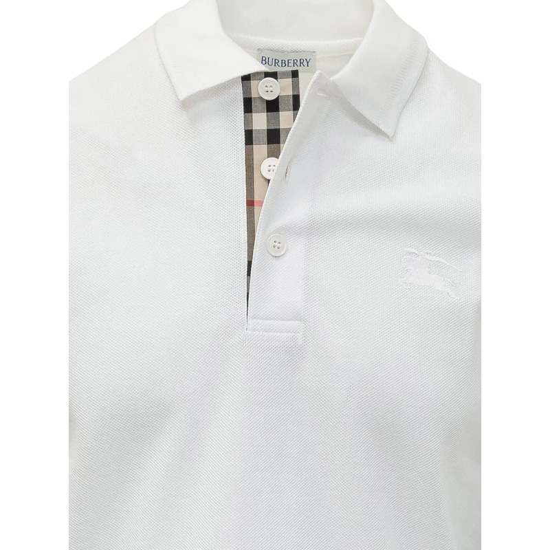 Burberry Polo Polo Shirty Ice in Maglia weiß(Image 3)