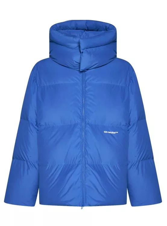 OffWhite Quilted Padded Jacket Blue