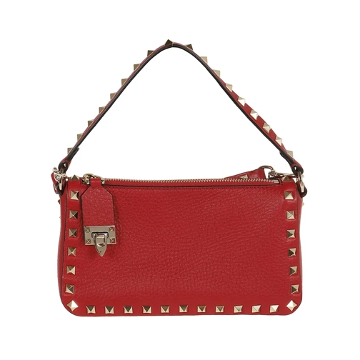 Valentino Schultertasche Small Rockstud Shoulder Bag Red