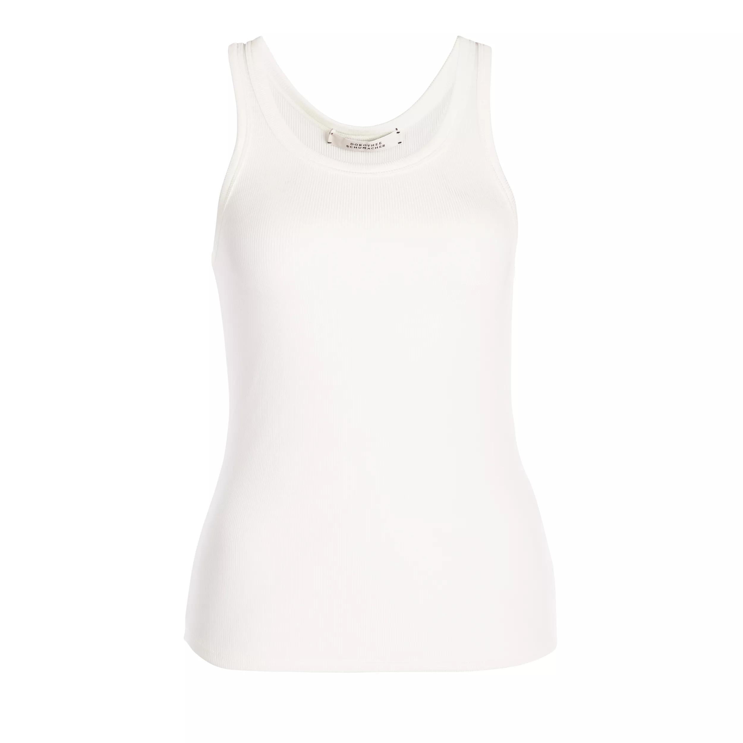 Dorothee Schumacher - SLEEK PERFECTION Top - Größe 1 - weiß