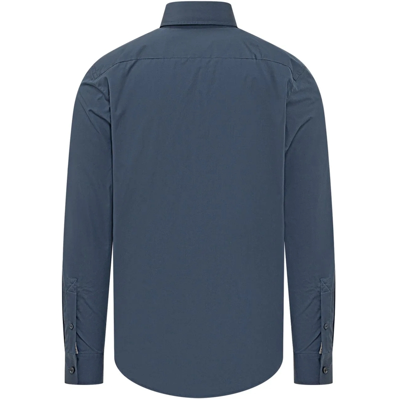 Burberry Haut décontracté Camicia a Manica Lunga con Colletto Classico e Bot blau(Image 2)