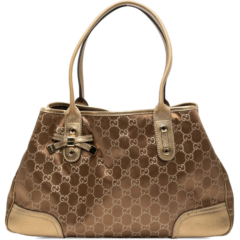 Gucci Shopper GG Nylon Princy Tote braun