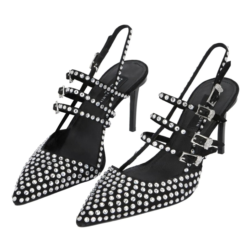 Philipp Plein Pumps Zeigen Sie Ihre modische Seite mit diesen Sling-Ba schwarz(Image 2)
