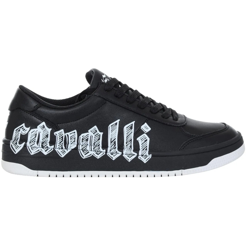 Just Cavalli Sneaker basse Low-Top Leather Sneaker Black