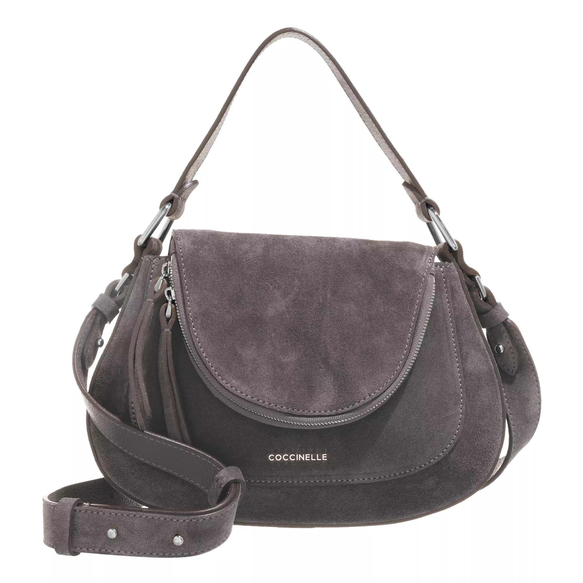 Coccinelle Hobo Bags - Sole Suede - Gr. unisize - in Grau - für Damen