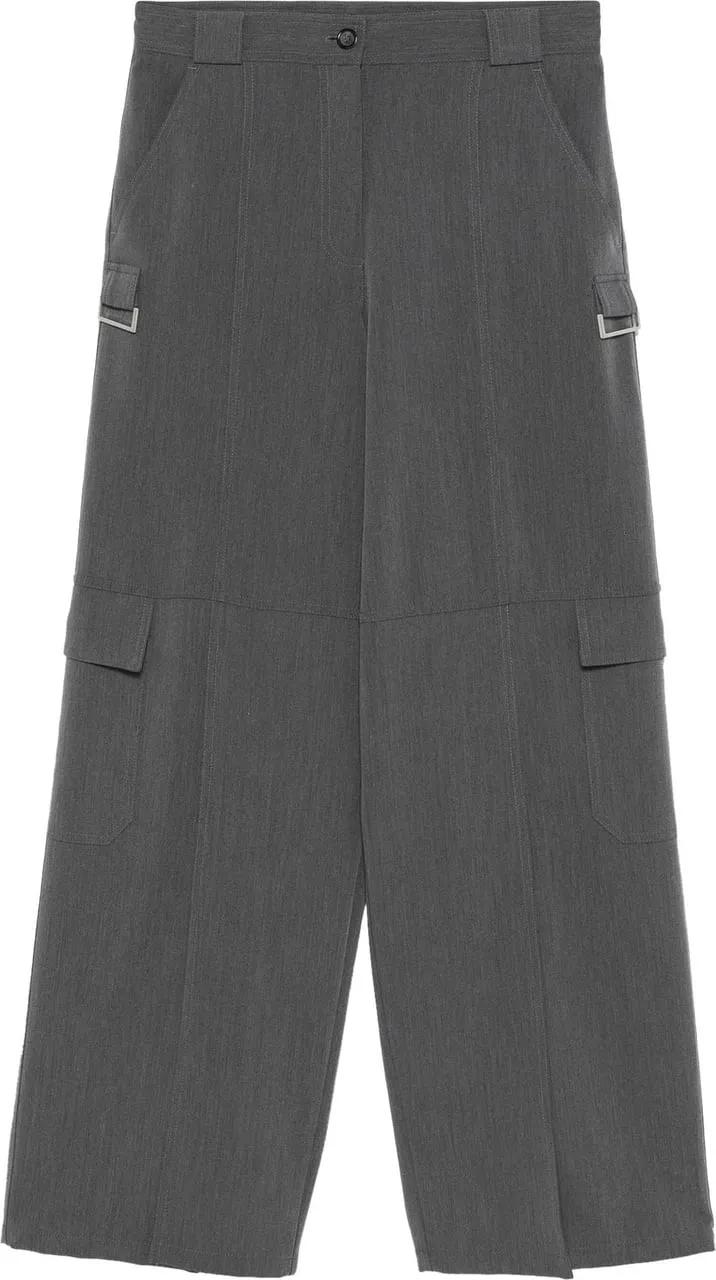 Thumbnail - Pinko - Trousers Grey - Größe 42 - grau