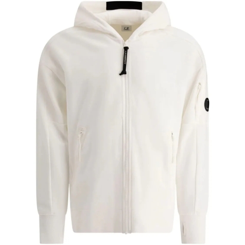 CP Company Hoodie Diagonal Raised Hoodie White