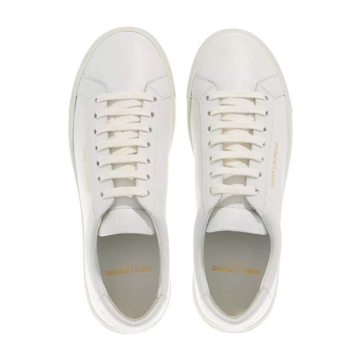 Saint Laurent Andy Low Top Sneaker Optic White Low Top Sneaker