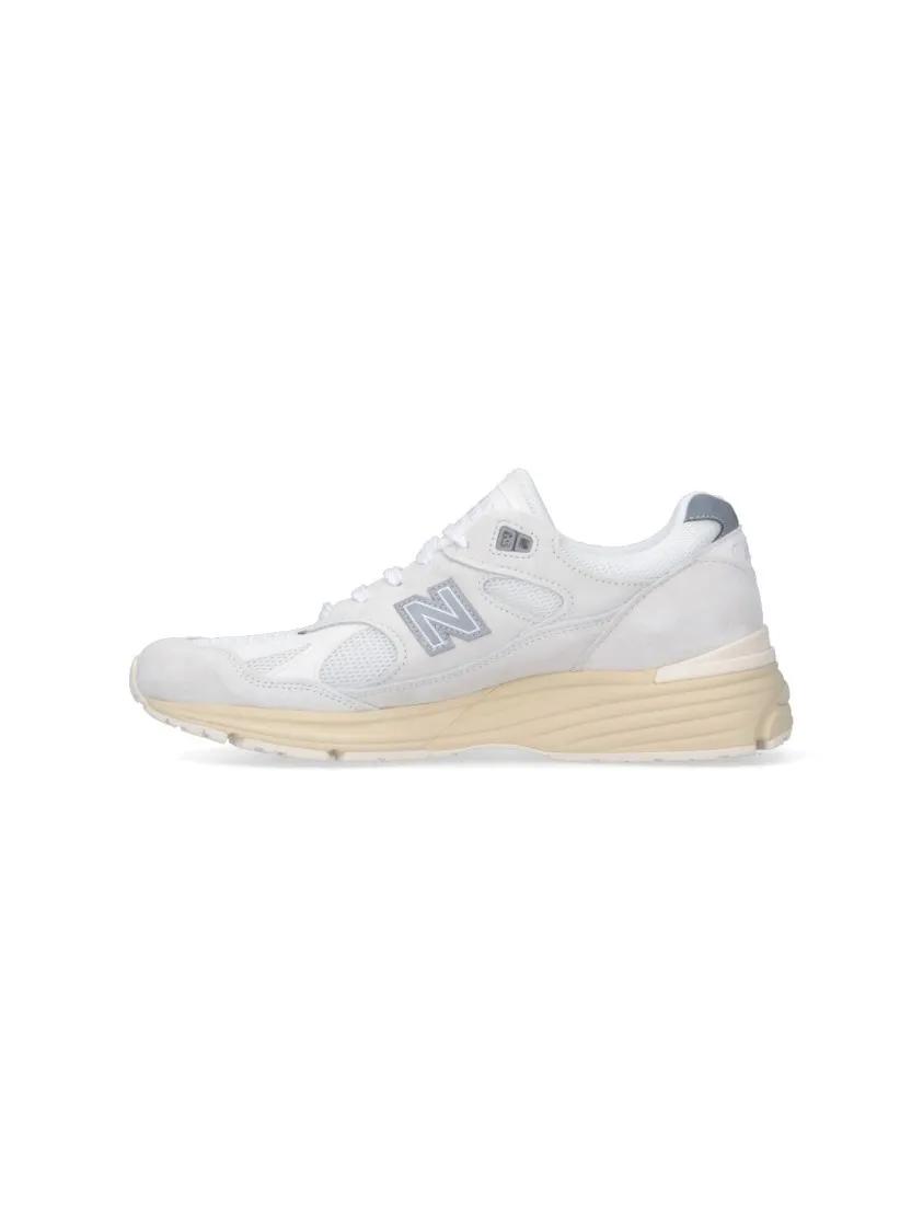 Thumbnail - New Balance Low-Top Sneaker - "Made In Uk U991v2" Sneakers – White - Gr. US_7_5 - in Weiß - für Damen