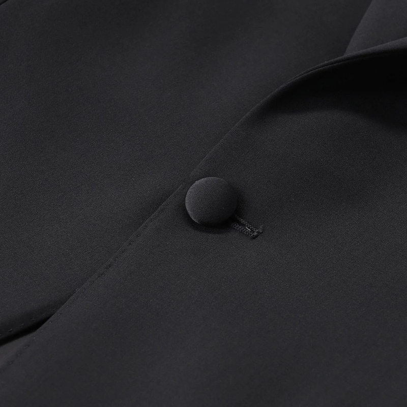 Canali Hosenanzug Smoking aus Wolle schwarz(Image 5)