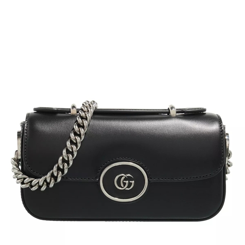 Gucci Petite GG Super Mini Bag Black Schultertasche