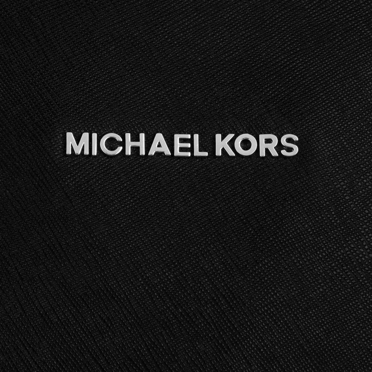 Michael kors jet set travel tote black hot sale saffiano leather