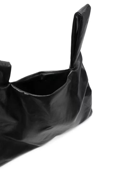 Nanushka Totes Knot Top-Handle Tote in zwart