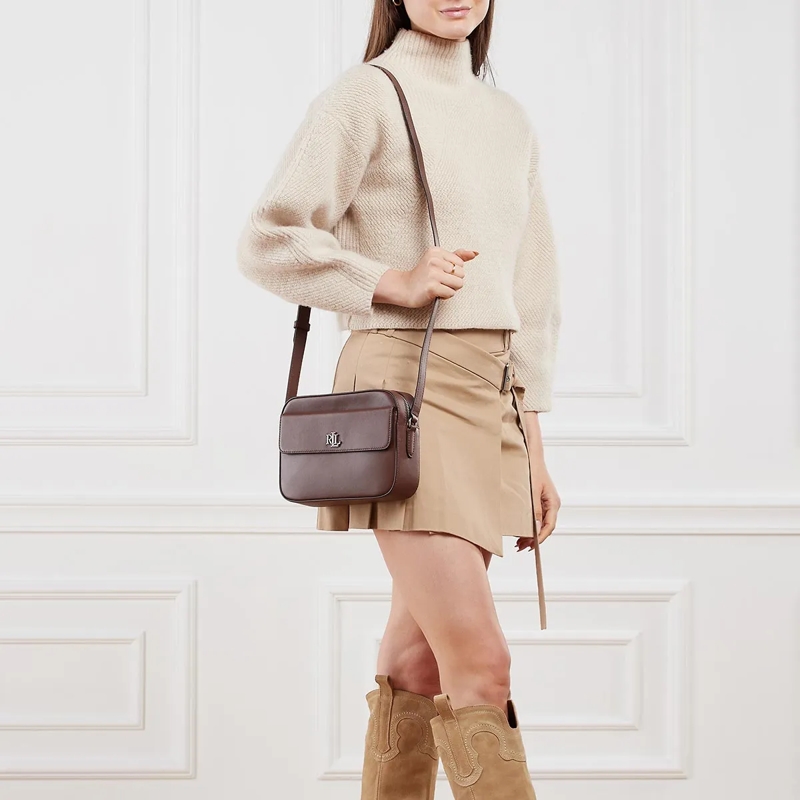 Lauren Ralph Lauren Crossbody Bag Marcy Cmra Crossbody Medium Dark Mahogany(Image 2)