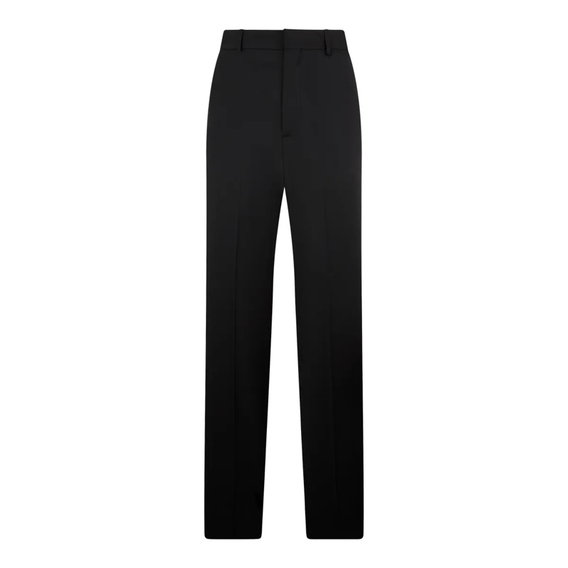 BILLIONAIRE Hose Wool Loose Fit Trousers schwarz