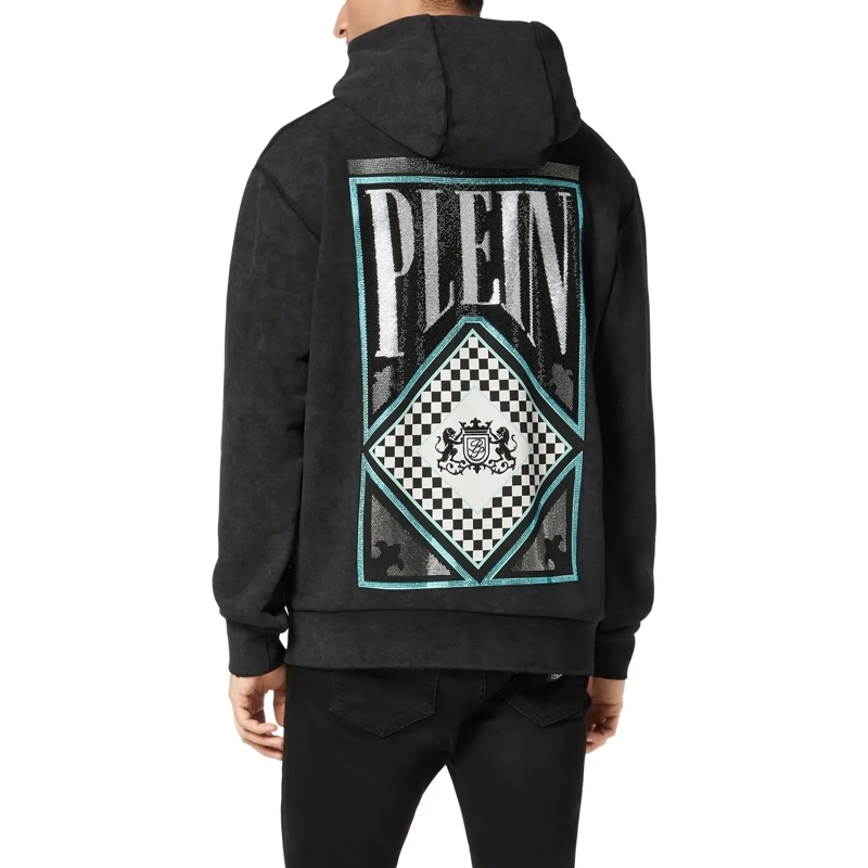 Philipp Plein Top Hoodie schwarz(Image 2)