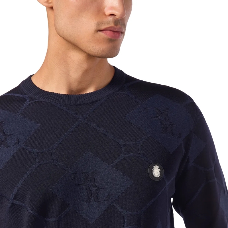 BILLIONAIRE  Rundhalspullover dunkel-blau(Image 4)