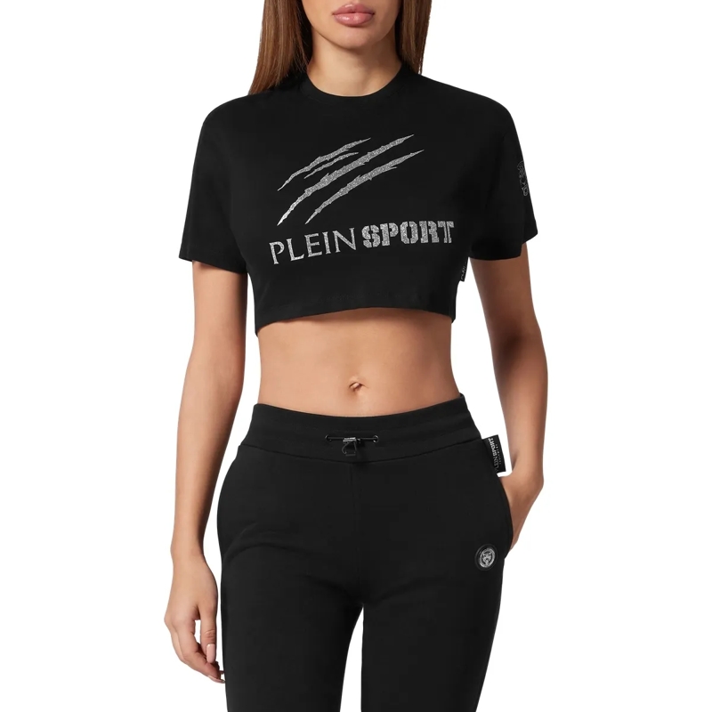 Plein Sport T-Shirt T-Shirt Rundhalsausschnitt Ss Scratch schwarz(Image 7)