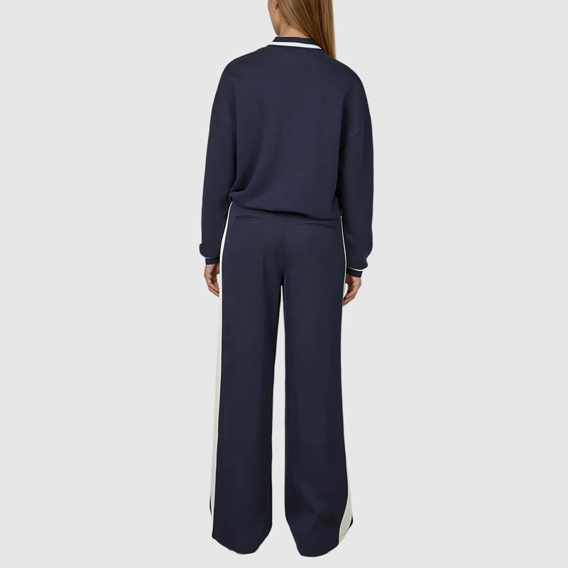 Marc Aurel Bluse Sweatshirt blau(Image 4)