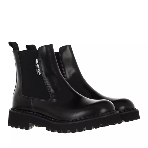 Karl Lagerfeld TROUPE Gore Boot Leather Black Leather Chelsea Boot
