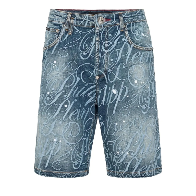 Philipp Plein Shorts Shorts blau