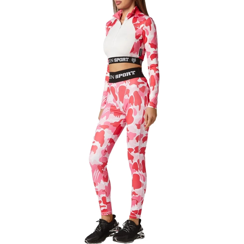 Plein Sport Leggings Leggings Camouflage fuschsia(Image 4)