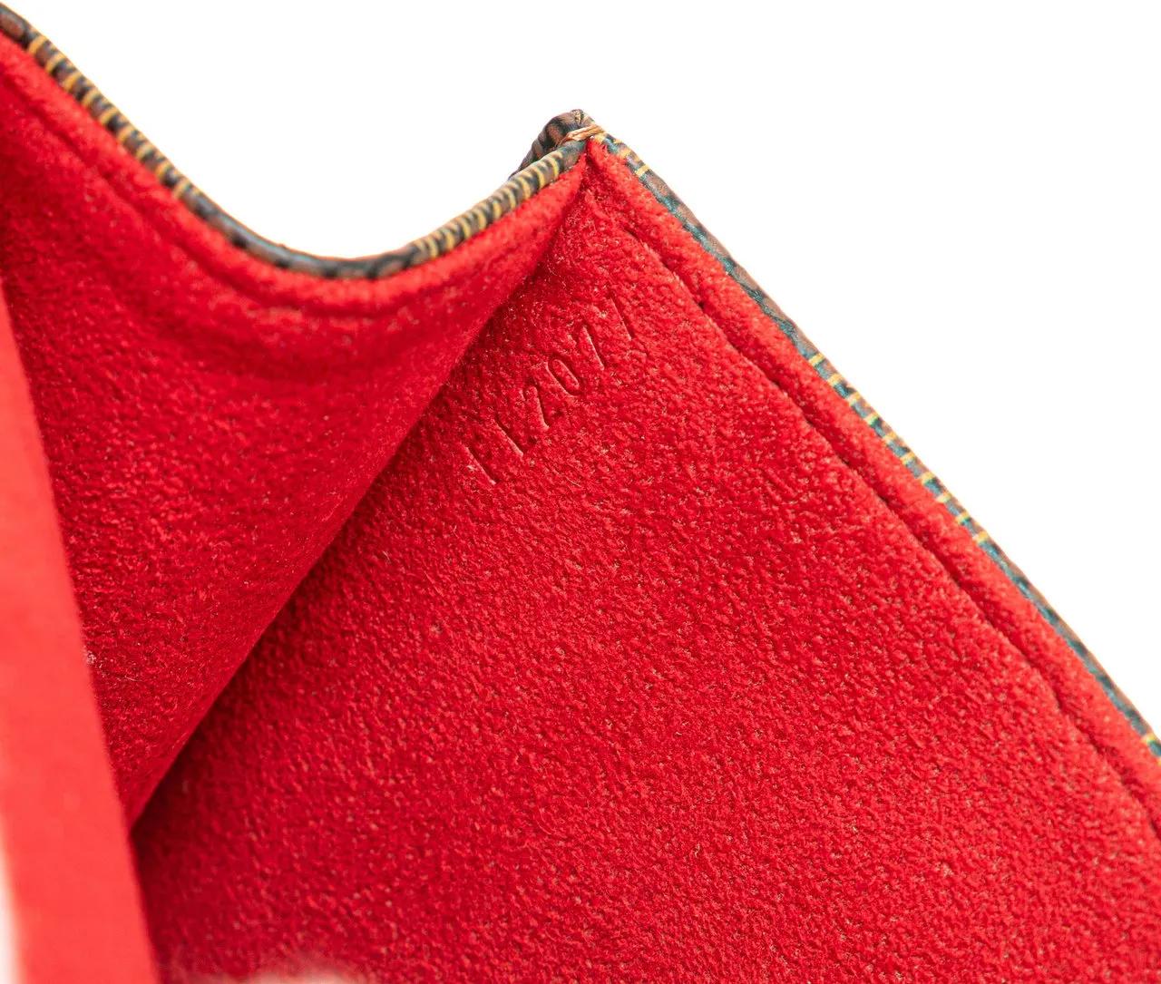 Thumbnail - Louis Vuitton Bauchtaschen - Damier Ebene Pochette Florentine - Gr. ONE SIZE - in Braun - für Damen