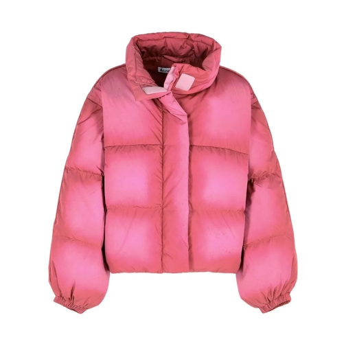 Acne Studios Veste de transition Pink Nylon Down Jacket Pink