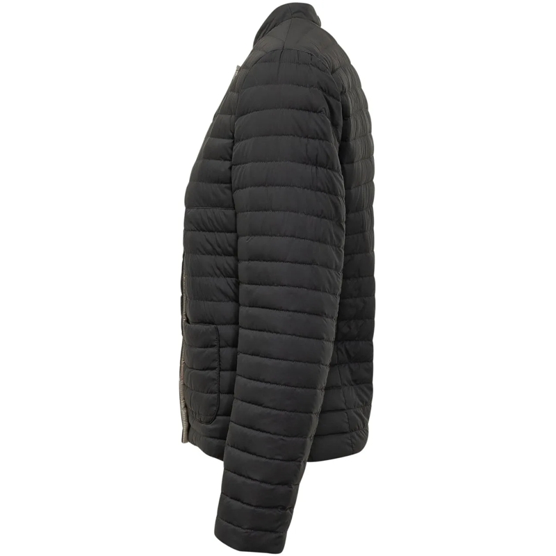 Herno Daunenjacke Piumino Corto con Bottoni dunkelgrau(Image 3)