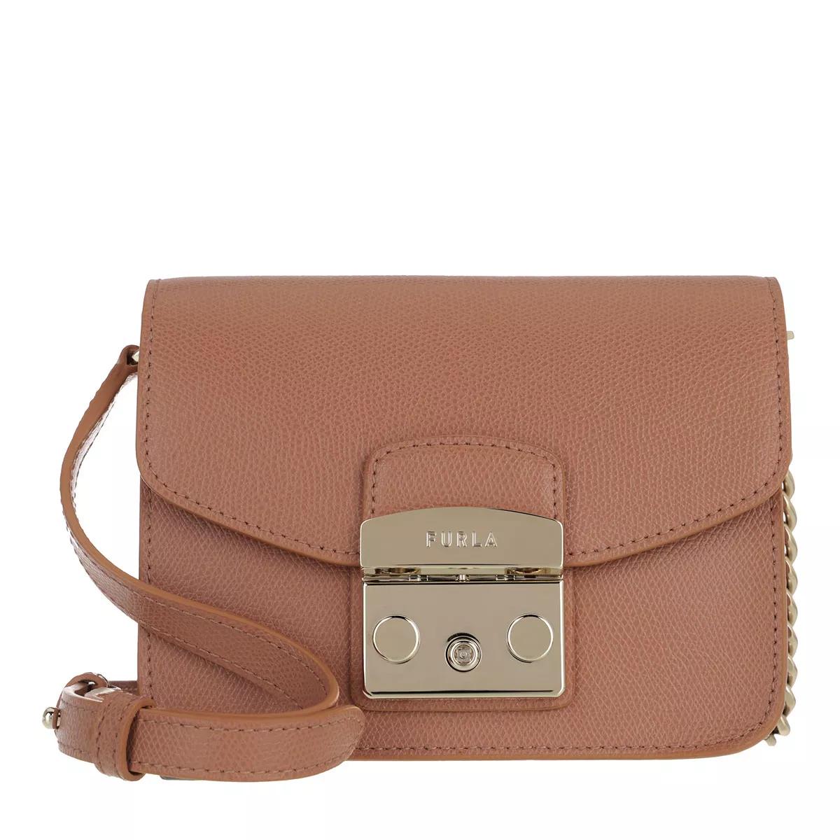 Furla Metropolis Mini Crossbody Miele Crossbody Bag