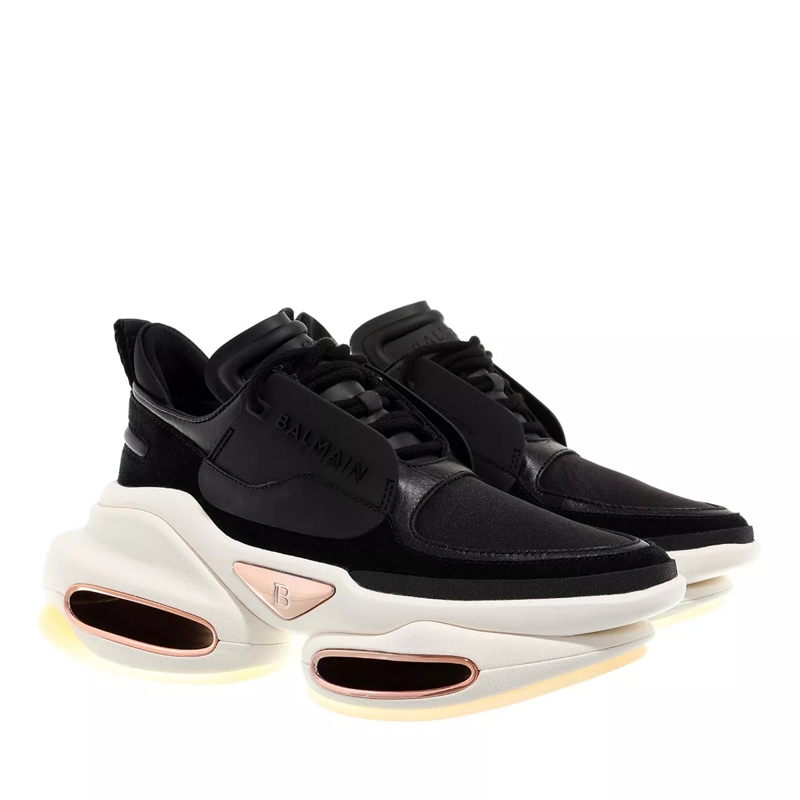 Balmain Low-Top-Sneaker Black B-Bold Sneakers Black/White