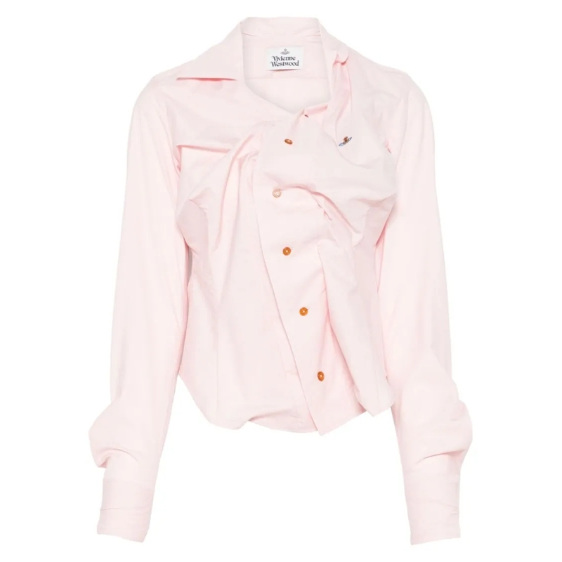 Vivienne Westwood Blouse Asymmetric Pink Top Neutrals