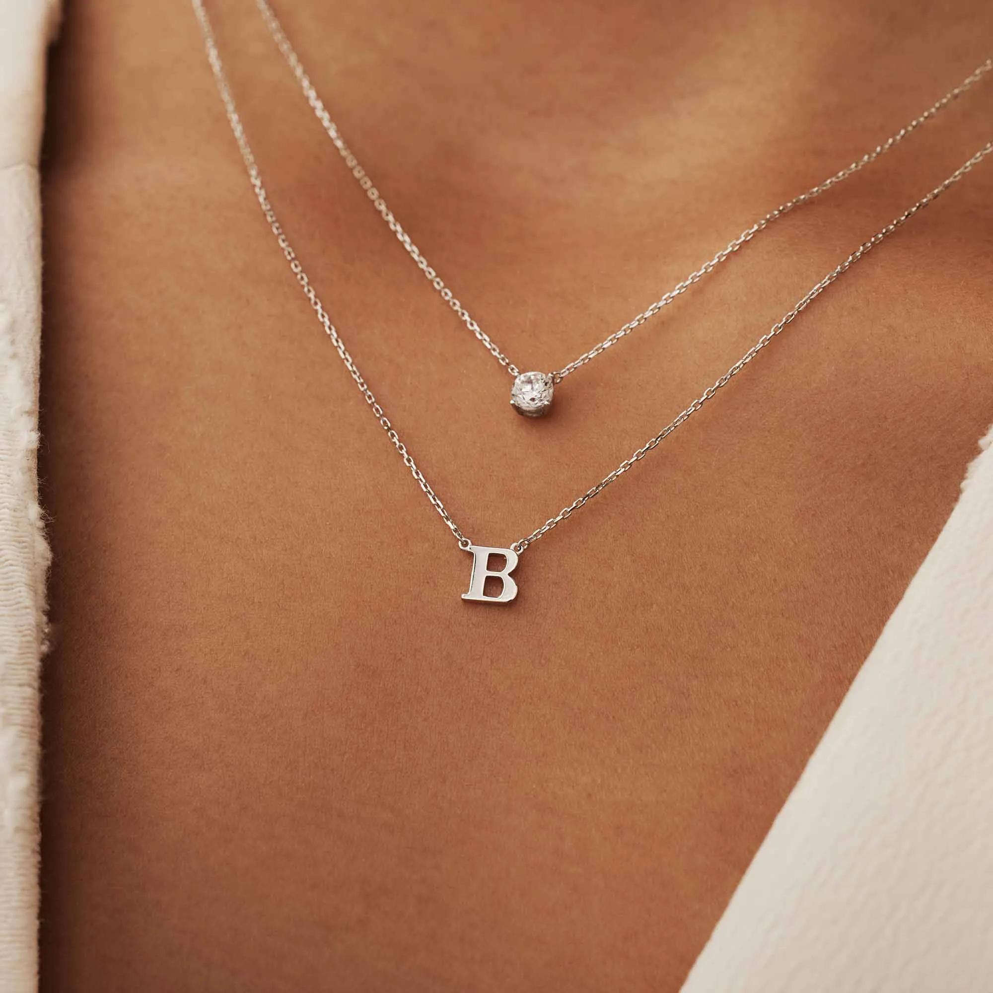 Thumbnail - Isabel Bernard Halskette - C Whitegold Saint Germain Chloã© 14 Karat Collier - Gr. unisize - in Silber - für Damen