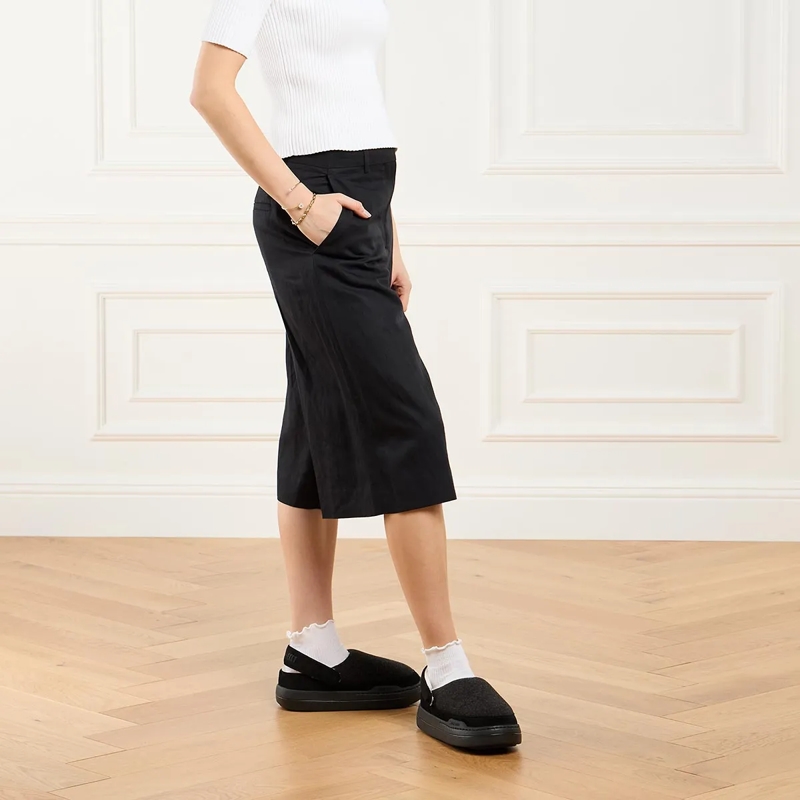 Moonboot Hausschuhe Mb Park Clog Fel Black Melange(Image 4)