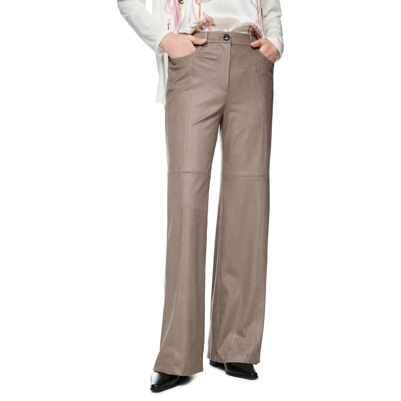 Marc Cain Stoffen broek Hose WARRI brown_driftwood(Image 6)