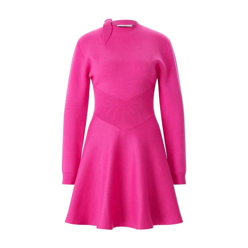 Givenchy Minikleid Midikleid aus Woll-Mix pink