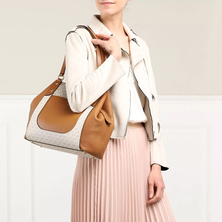 Michael Kors Large Shoulder Tote Vanilla Acrn Tote